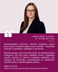 Baiba Lielkalne par maksātnespējas jomas transformāciju