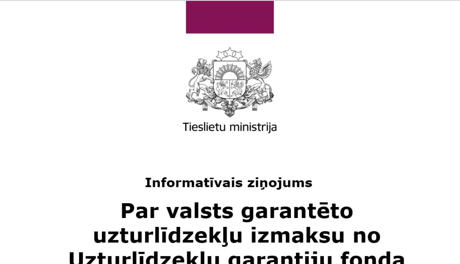 MK atbalsta TM rosinātās izmaiņas izmaksāto uzturlīdzekļu atgūšanā no parādniekiem