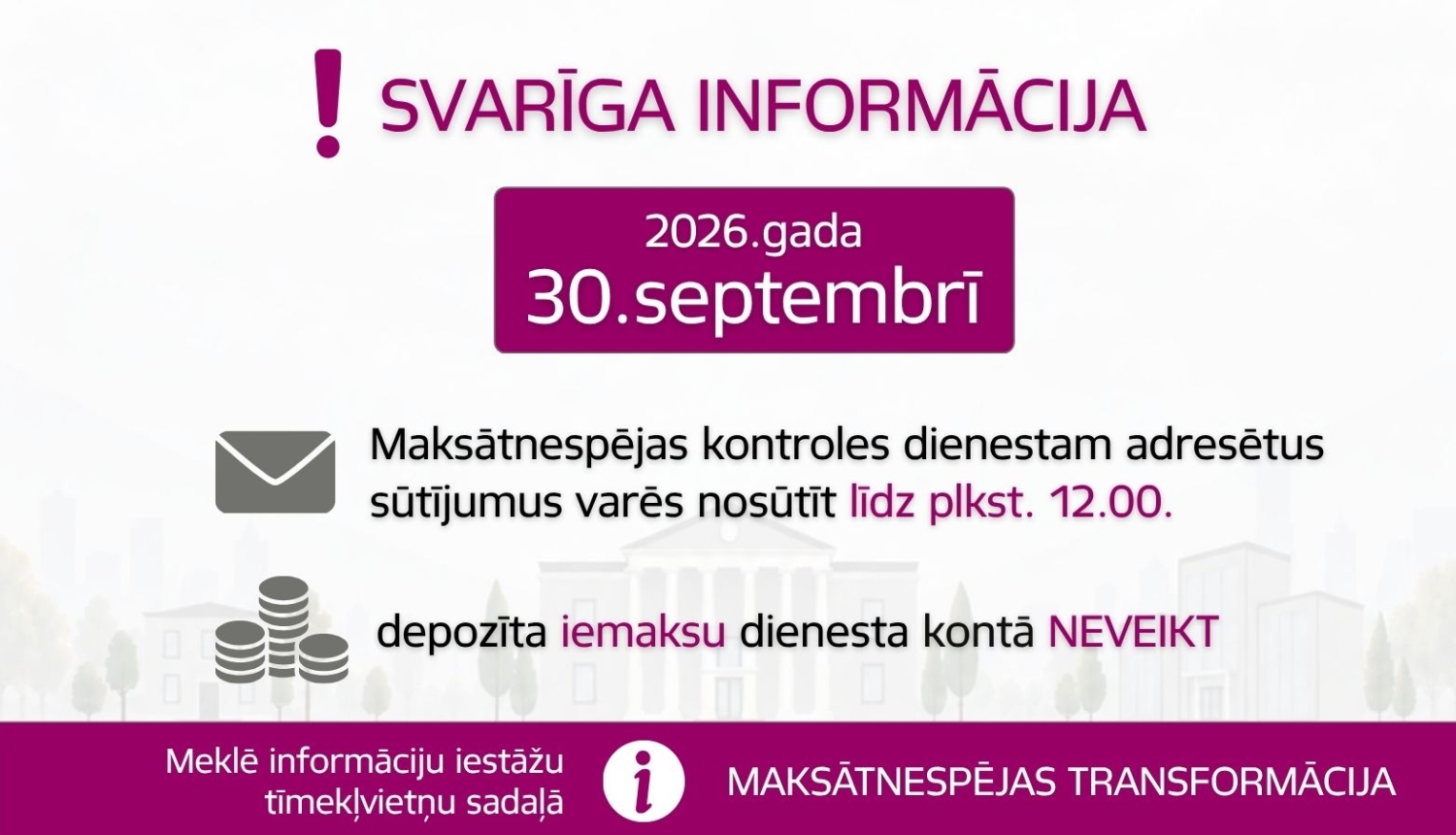 No 2026.gada 1.oktobra jauna kārtība maksātnespējas jomā
