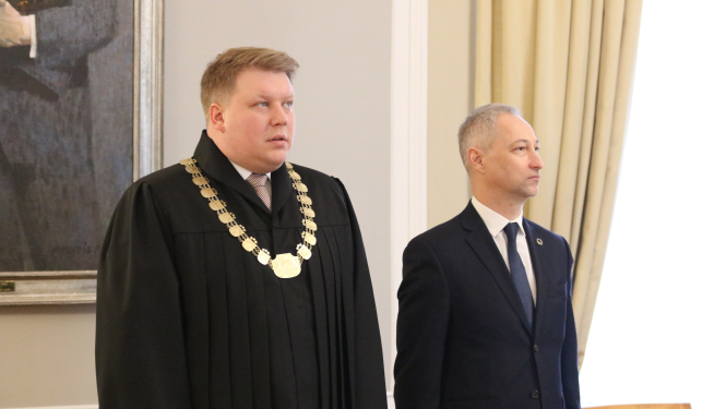 Tieslietu ministrs piedalās šogad pirmajā svinīgajā tiesnešu zvēresta došanas ceremonijā