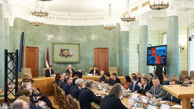 J.Bordāns: “Rūpīgs un neatlaidīgs darbs pie tieslietu sistēmas pilnveides ir Latvijas starptautiskās reputācijas jautājums”