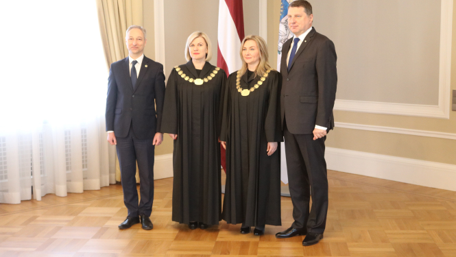 Tiesnešu saimi papildina divi jauni tiesneši