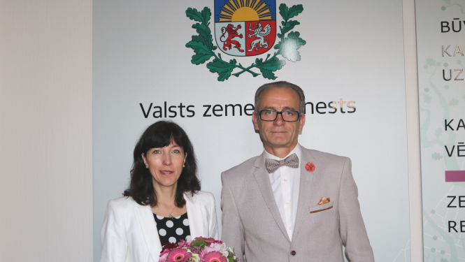 Tieslietu ministrs tiekas ar jauniecelto VZD ģenerāldirektori