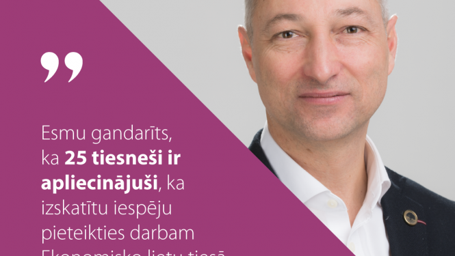 Tieslietu ministrs Jānis Bordāns: "Tiesneši apliecinājuši gatavību strādāt Ekonomisko lietu tiesā"