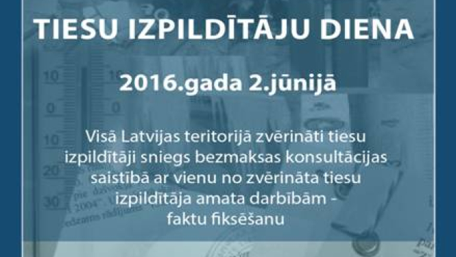 Latvijā pirmo reizi notiks Tiesu izpildītāju diena