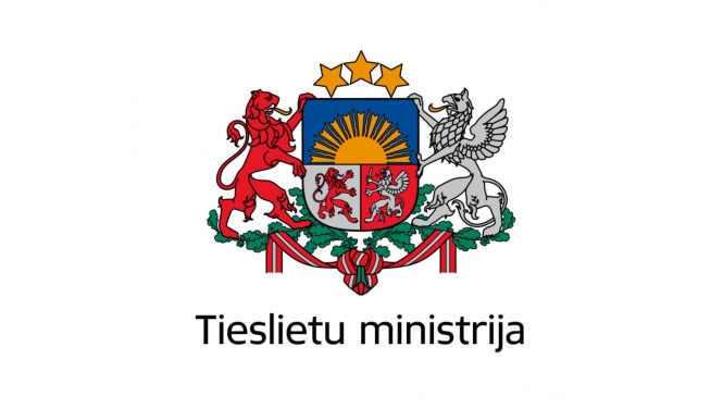 Tieslietu ministrijas logo