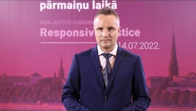 Edgars Pastars par Rīgas Tieslietu līderu forumu