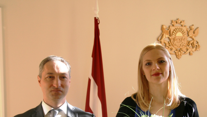 Tieslietu ministrs šodien pieņēma zvērinātas notāres palīdzes solījumu