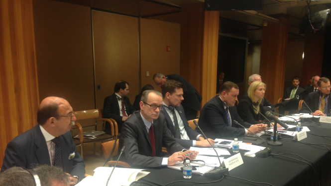 Tieslietu ministrs Dzintars Rasnačs vizītes ietvaros ASV tiekas ar Latvijas vēstnieku ASV Andri Razānu