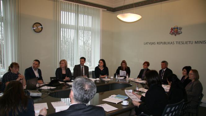 Horvātijas delegācija iepazīstas ar Latvijas tieslietu sistēmu