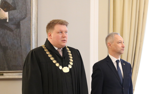 Tieslietu ministrs piedalās šogad pirmajā svinīgajā tiesnešu zvēresta došanas ceremonijā