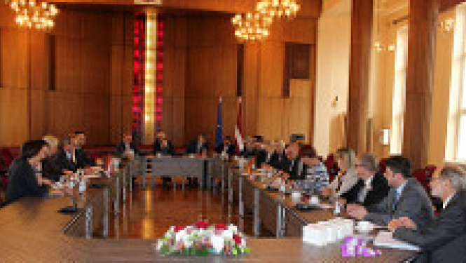 Tieslietu ministriju apmeklē Vācijas Landtāga tieslietu un konstitucionālo lietu komisijas pārstāvji