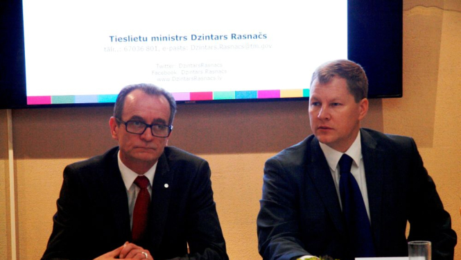 Tieslietu ministrs informē Amerikas Tirdzniecības palātas pārstāvjus par tiesu reformas aktualitātēm