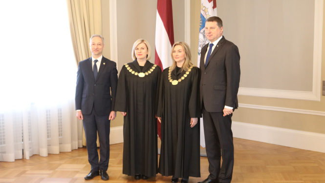 Tiesnešu saimi papildina divi jauni tiesneši