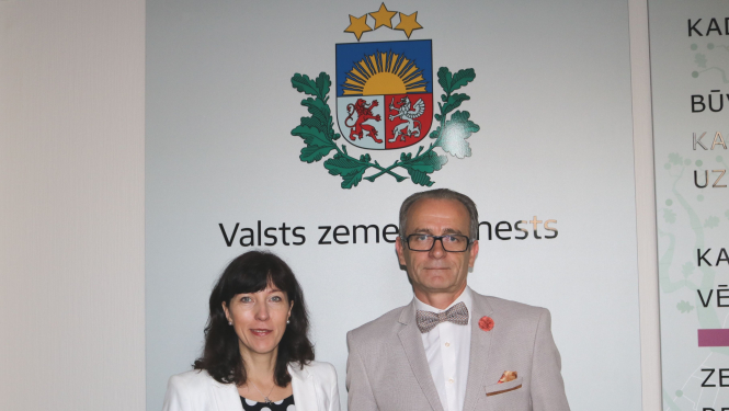 Tieslietu ministrs tiekas ar jauniecelto VZD ģenerāldirektori