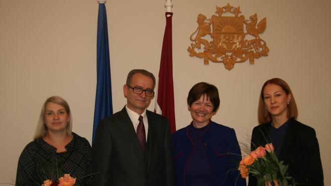 Tieslietu ministrs pieņem zvērinātu notāru palīgu svinīgo solījumu