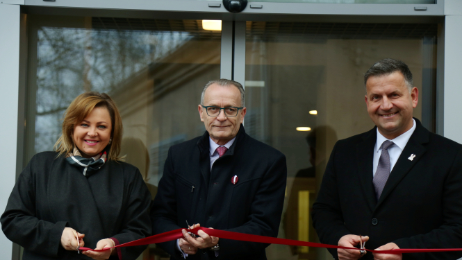Tieslietu ministrs un VNĪ atklāj jauno Pārdaugavas tiesas namu