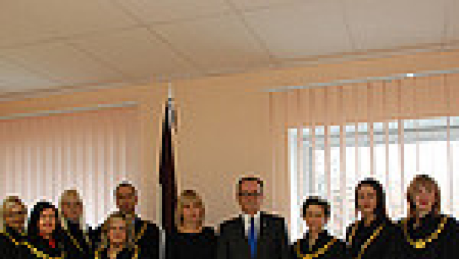 Tieslietu ministrs Dzintars Rasnačs atzinīgi novērtē Rīgas pilsētas Kurzemes rajona tiesas pieredzi efektīvā darba organizācijā