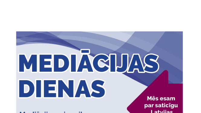 Latvijā pirmo reizi norisināsies Mediācijas dienas