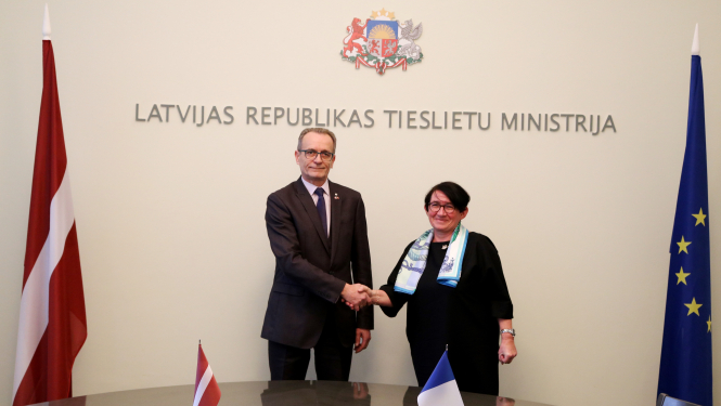 Dzintars Rasnačs atzinīgi vērtē Latvijas un Francijas sadarbību tieslietās