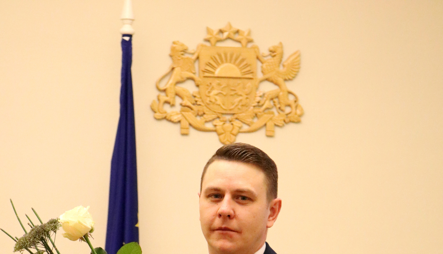 Tieslietu ministrs pieņem zvērināta notāra palīga svinīgo solījumu