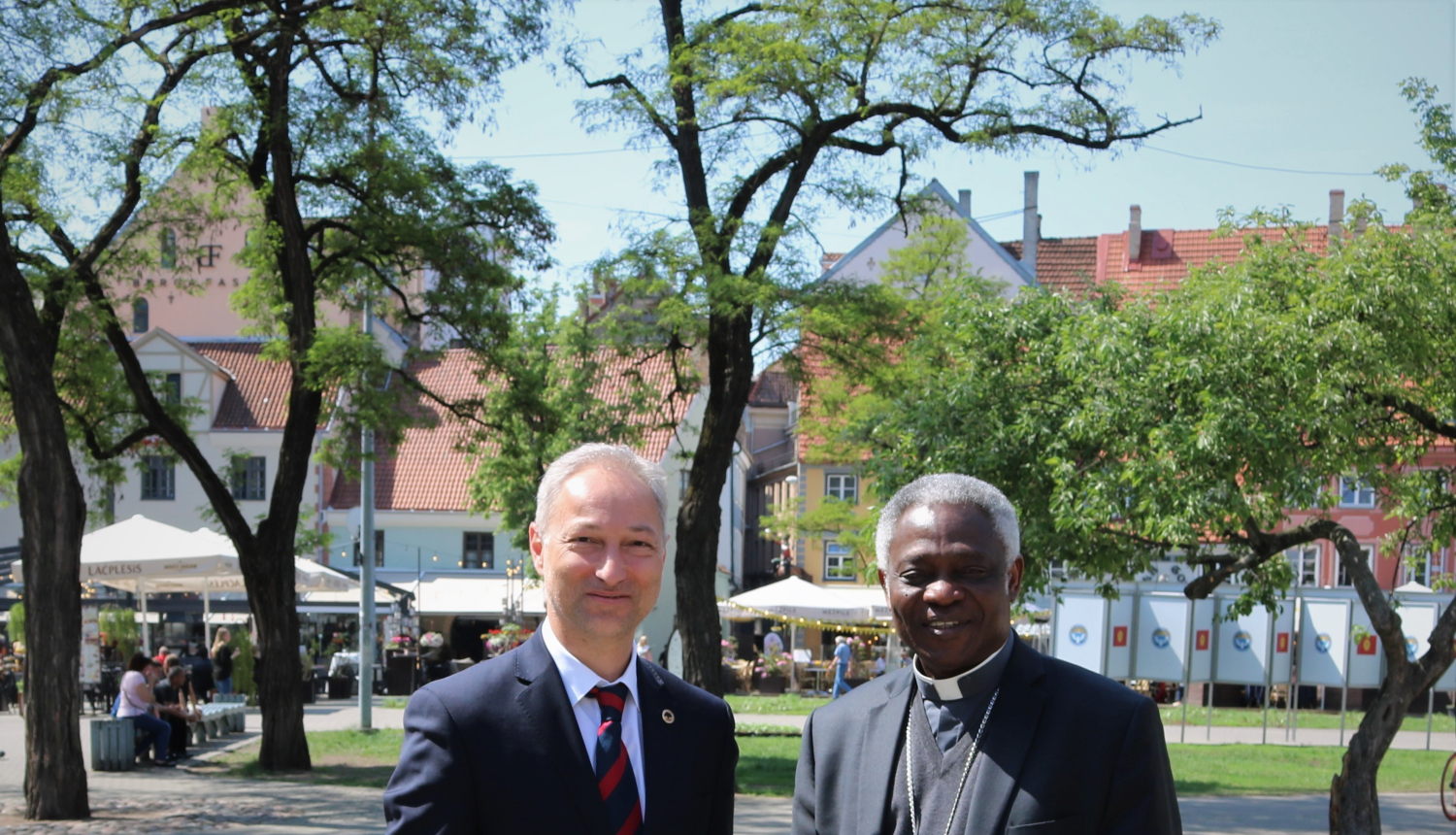 Tieslietu ministrs tiekas ar Svētā Krēsla Cilvēka integrālās attīstības dikastērija prefektu