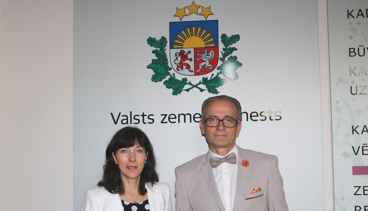 Tieslietu ministrs tiekas ar jauniecelto VZD ģenerāldirektori