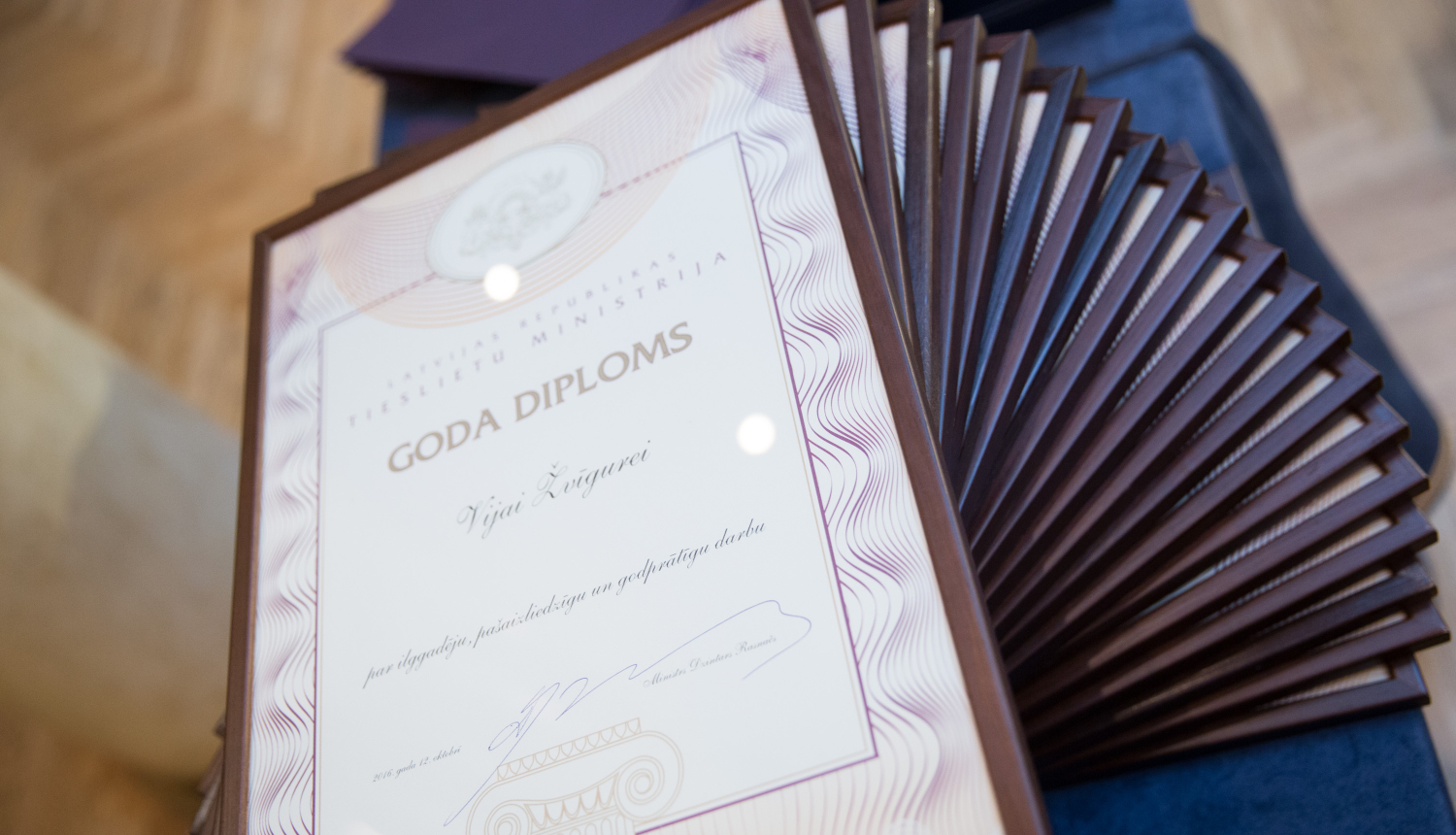 Piešķirti Tieslietu sistēmas un Tieslietu ministrijas apbalvojumi