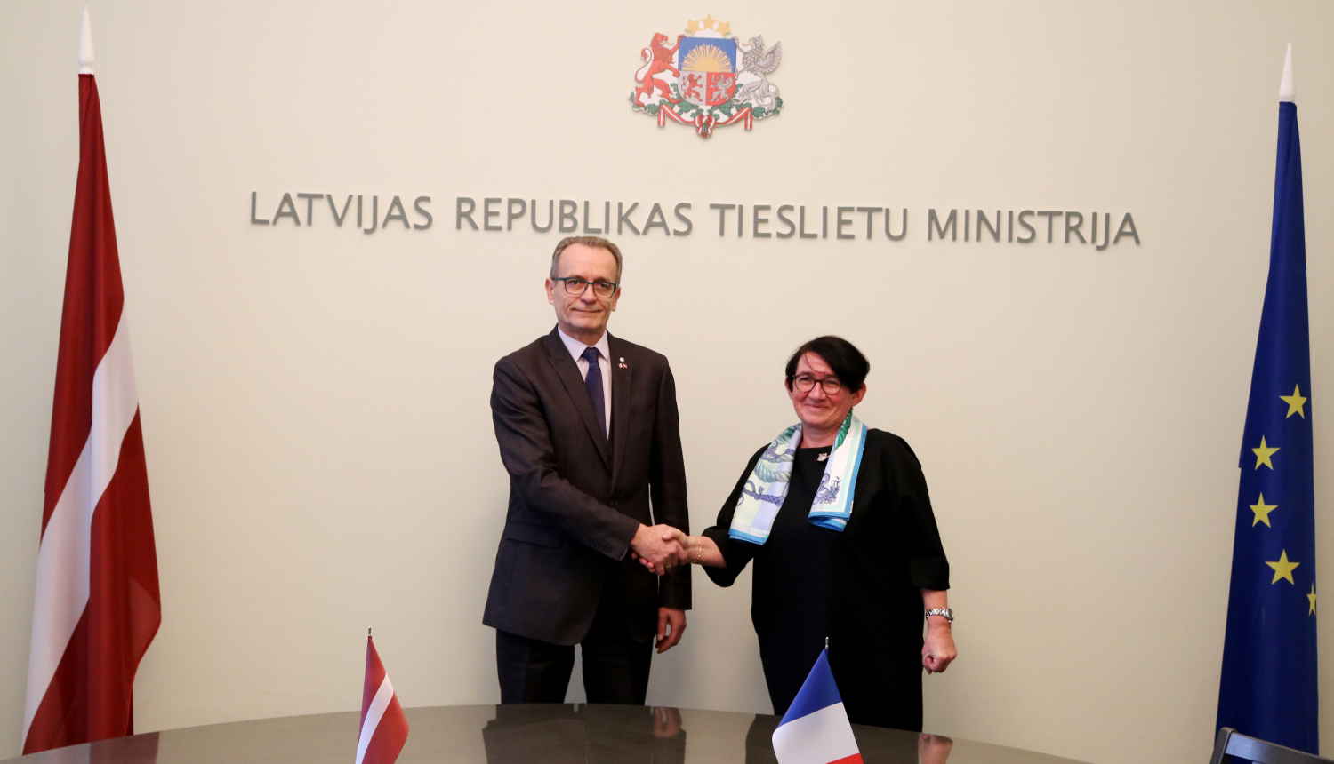 Dzintars Rasnačs atzinīgi vērtē Latvijas un Francijas sadarbību tieslietās