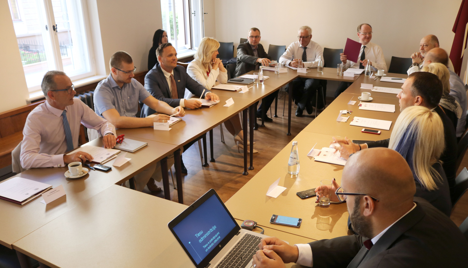 Tieslietu ministrs atzinīgi vērtē Tiesu administrācijas darbu Tieslietu sistēmas modernizēšanā