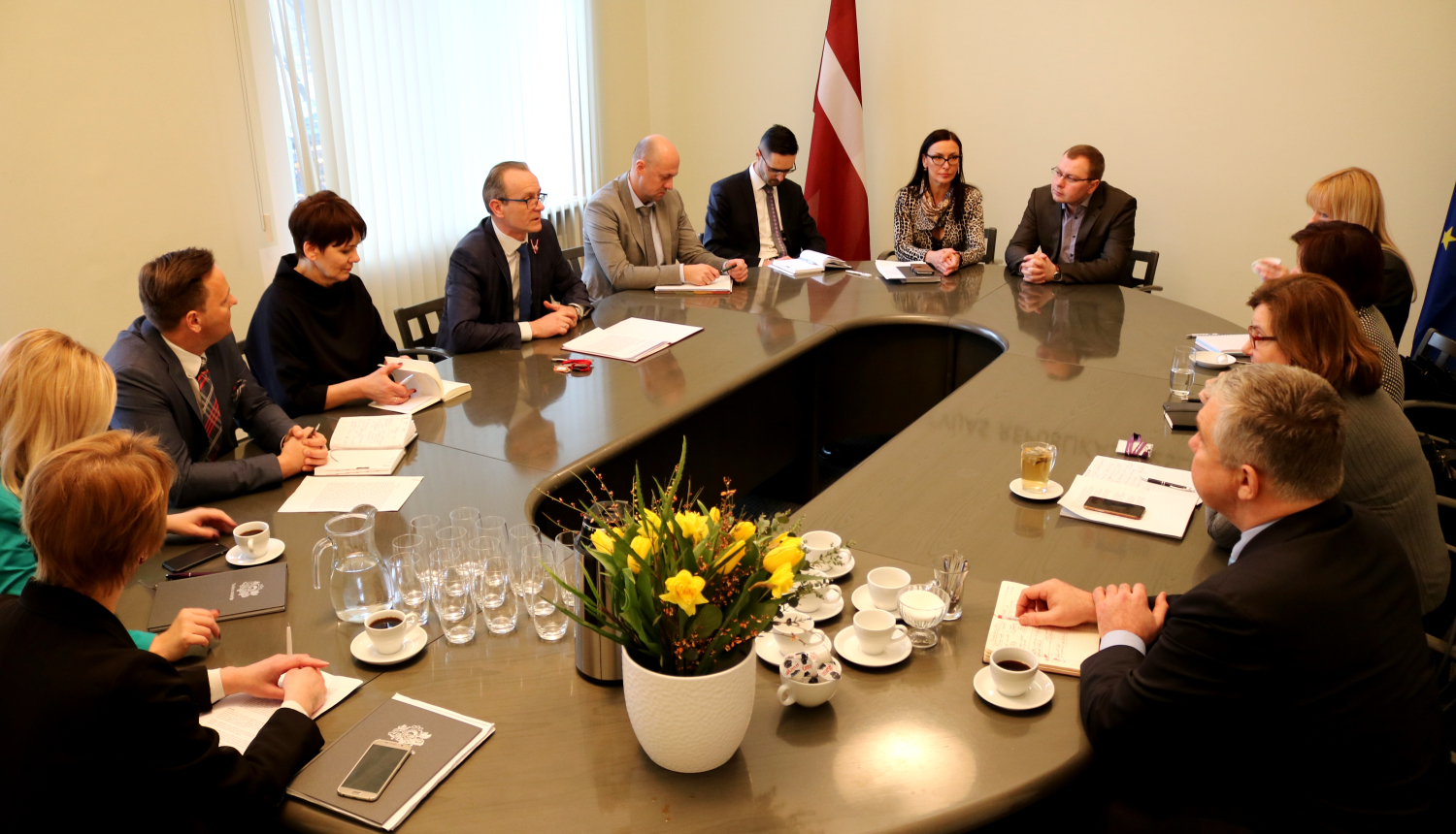Tieslietu ministrs un VID ģenerāldirektore apspriež galvenos sadarbības virzienus