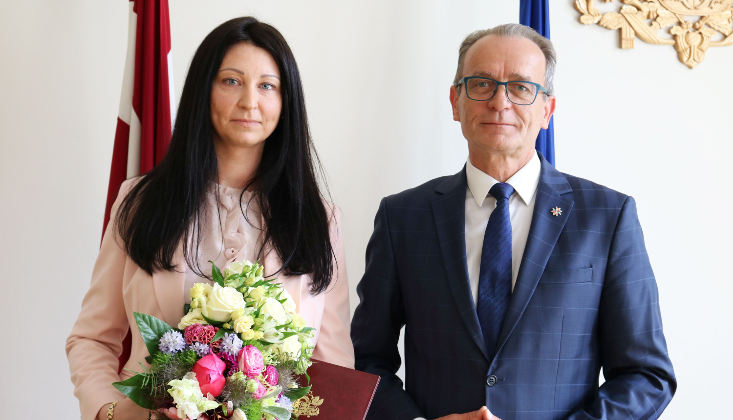 Tieslietu ministrs pieņem zvērināta notāra palīga svinīgo solījumu