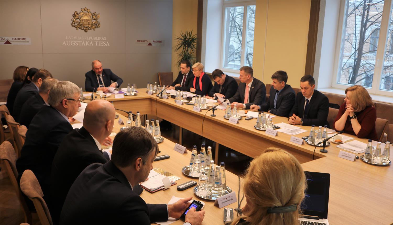 Tieslietu ministrs Jānis Bordāns piedalās Tieslietu padomes sēdē