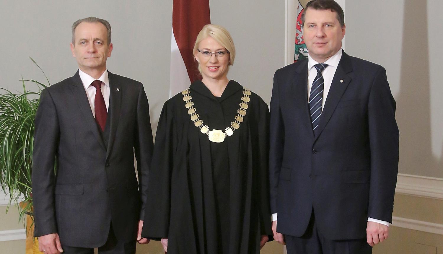 Tieslietu ministrs piedalās tiesneša svinīgā solījuma došanas ceremonijā