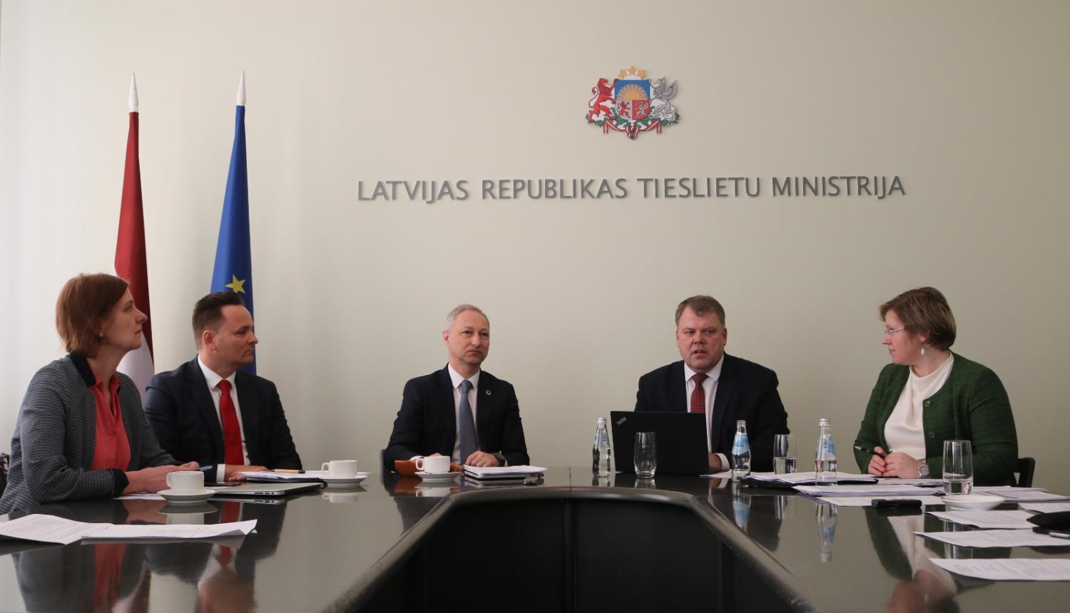 Tieslietu ministrs un LPS pārstāvji apspriež svarīgākos sadarbības virzienus