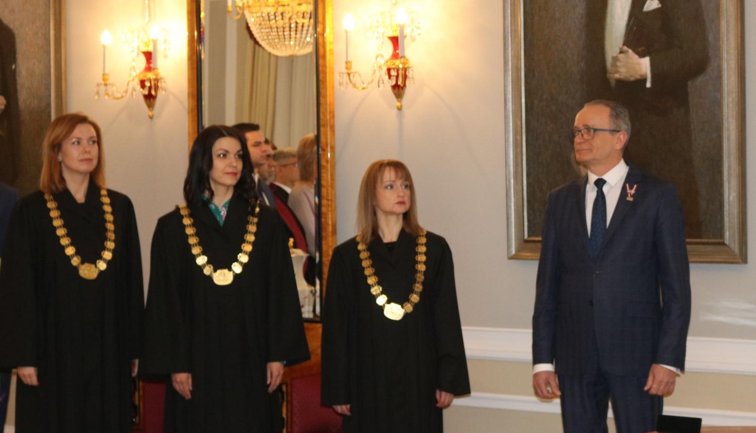 Tieslietu ministrs piedalās svinīgajā tiesnešu zvēresta došanas ceremonijā