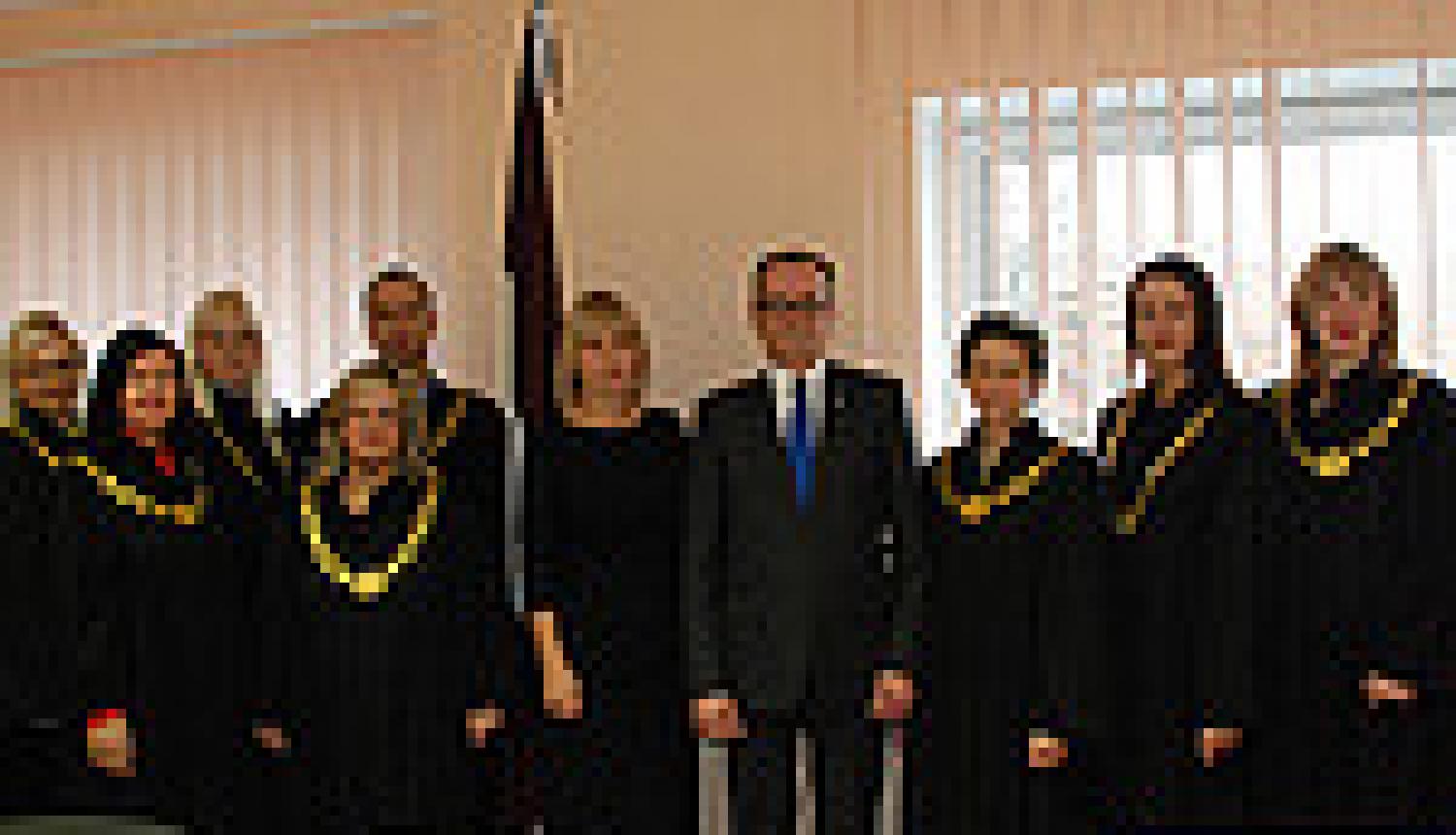 Tieslietu ministrs Dzintars Rasnačs atzinīgi novērtē Rīgas pilsētas Kurzemes rajona tiesas pieredzi efektīvā darba organizācijā